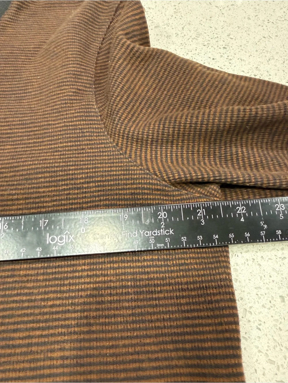 Ted Baker Brown Crewneck Sweater with Contrast Trim